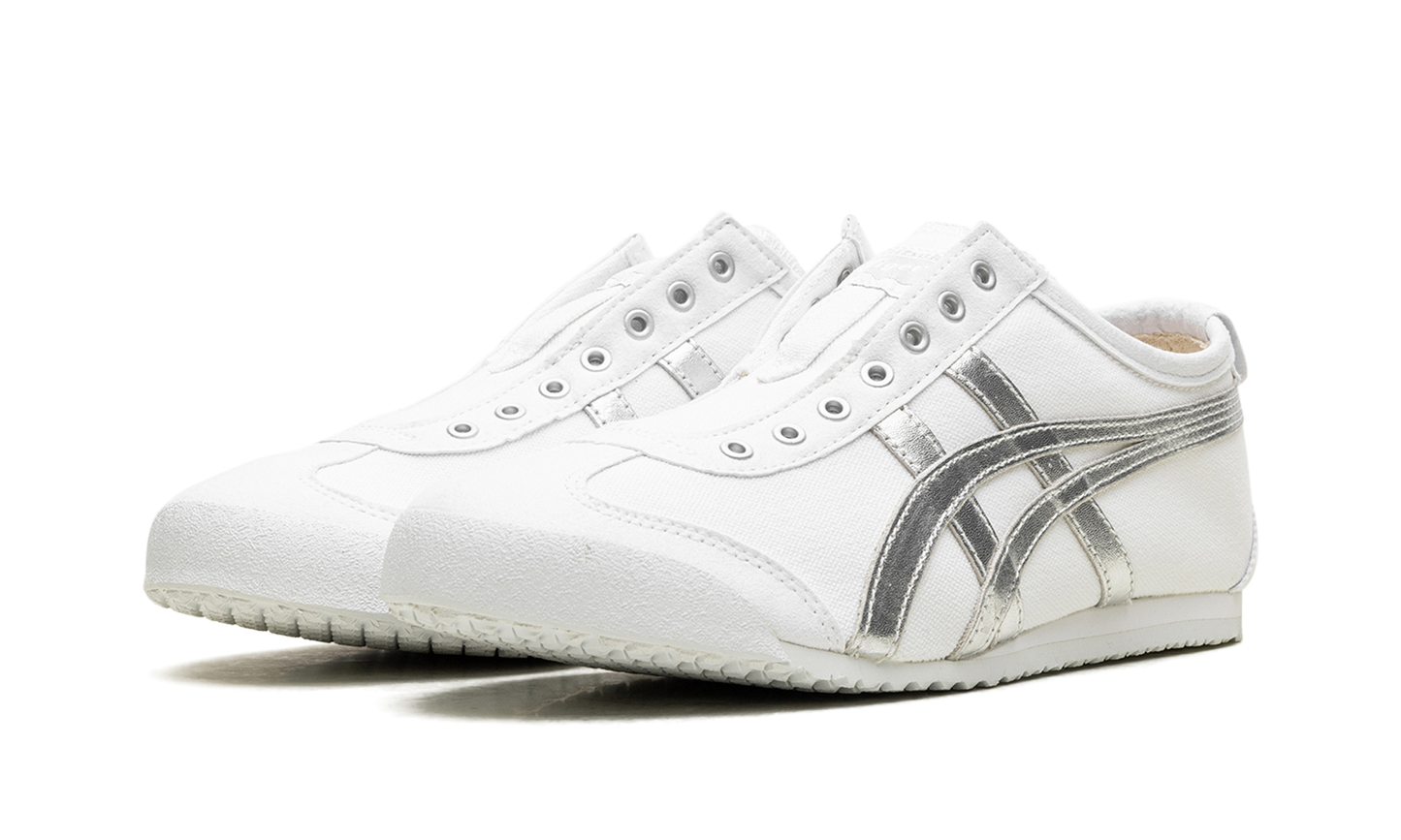 Onitsuka-tiger|mexico-66-slip-on-white-pure-silver-132384